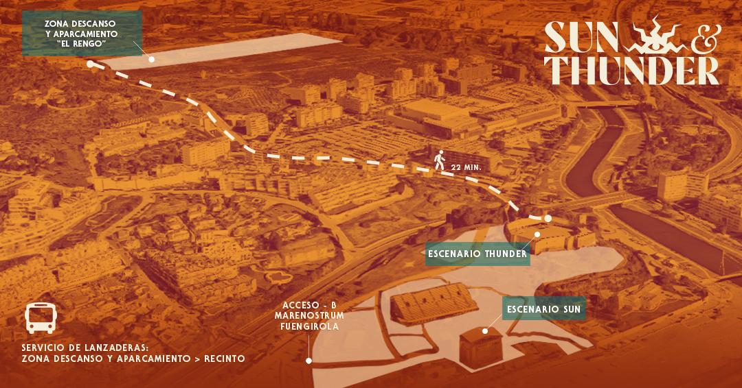 Sun and Thunder -2025 - Recintos